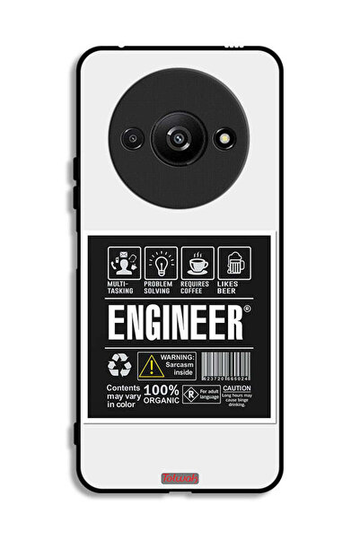 Tolwak غطاء حماية لهاتف Xiaomi Redmi A3 4G - ملصق مهندس