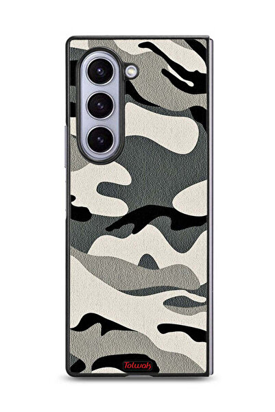 Tolwak غطاء حماية مموه لهاتف Samsung Galaxy Z Fold6