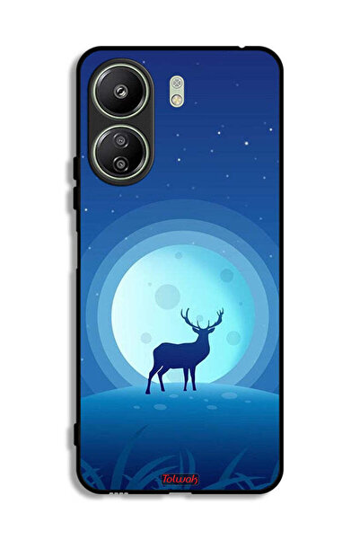 Tolwak غطاء حماية لهاتف شاومي ريدمي 13C بتصميم غزال