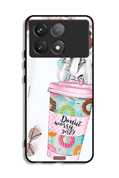 Tolwak غطاء حماية شاومي ريدمي K70 بتصميم فتاة دونات ووري