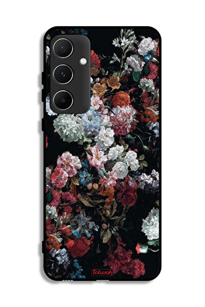 Tolwak غطاء حماية لهاتف سامسونج جالاكسي A55 5G بنقشة ورود عتيقة