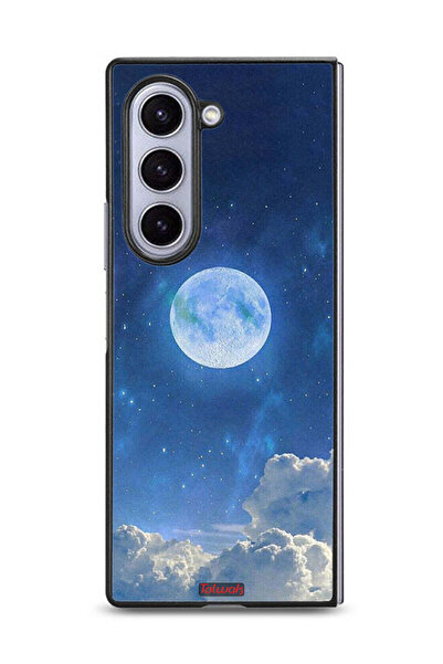 Tolwak غطاء حماية لهاتف سامسونج جالاكسي زد فولد 6 بتصميم غيوم القمر