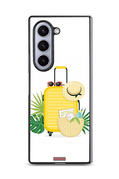 Tolwak غطاء حماية لهاتف Samsung Galaxy Z Fold6 - فن رقمي صيفي