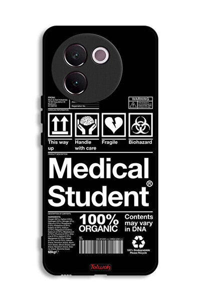 Tolwak غطاء حماية Vivo V30e 5G، ملصق طالب الطب