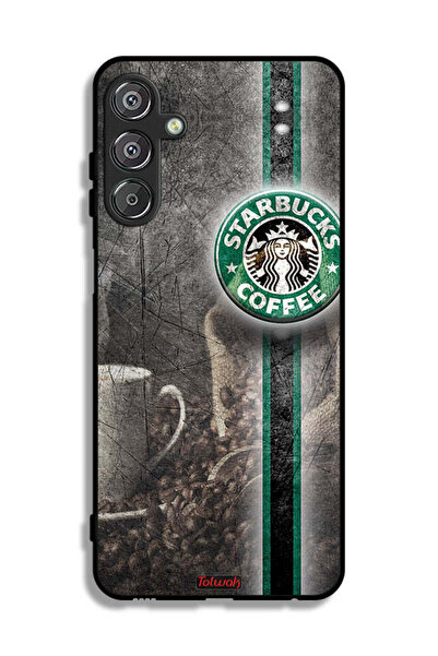 Tolwak Samsung Galaxy F15 5G Protective Case Cover Coffee Art
