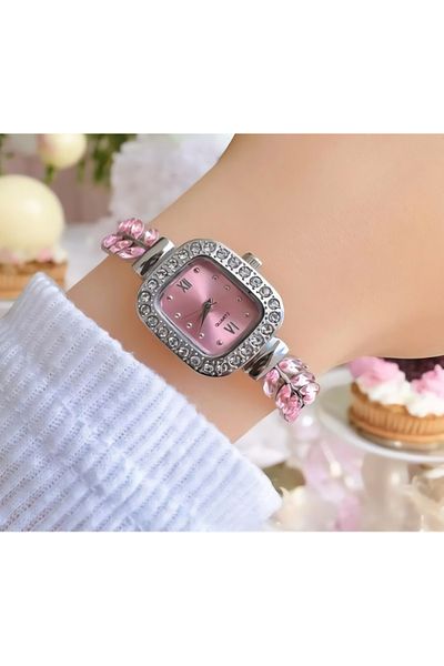 G Sport POLO Retro Minimal Stone Elevator Bracelet Women's Wrist Watch