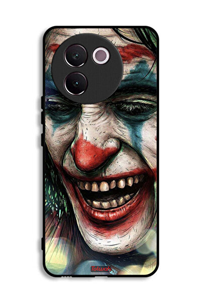 Tolwak غطاء حماية لهاتف Vivo V30e 5G بطبعة وجه الجوكر الضاحك