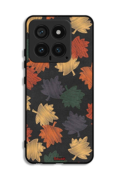 Tolwak Xiaomi 14 Protective Case Cover Autumn Leaves Art