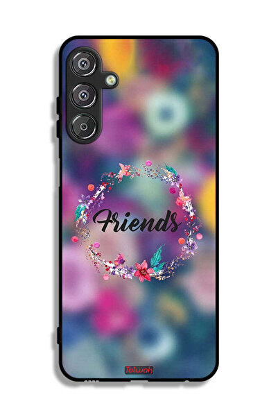 Tolwak غطاء حماية لهاتف سامسونج جالاكسي M15 5G، رسمة خاتم أصدقاء الزهور