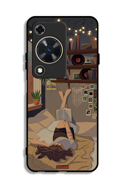 Tolwak Huawei Enjoy 70 Protective Case Cover Studying Art