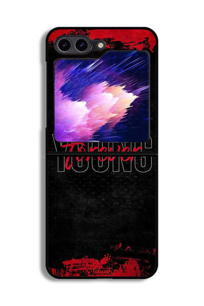 Tolwak غطاء حماية لهاتف Samsung Galaxy Z Flip6 بتصميم الشباب الدائم