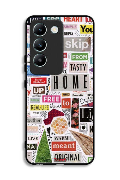 Tolwak غطاء حماية لهاتف Vivo V30 Lite 4G مع ملصقات أصلية