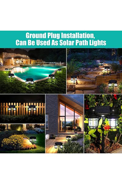 divendi-ro Decorative solar decorative lamp 192 LED COB code JD-2217 for garden or terrace