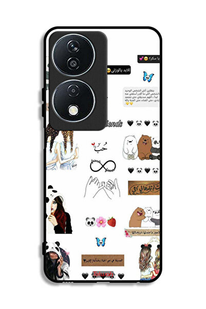 Tolwak غطاء حماية لهاتف Honor X7b 5G بعبارات وملصقات باللغة العربية