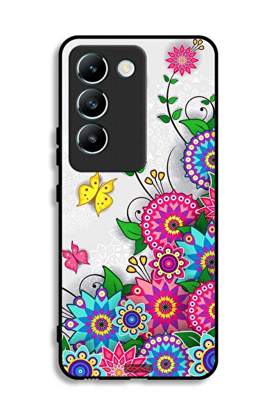 Tolwak غطاء حماية لهاتف Vivo Y100 4G بنقشة زهور ماندالا