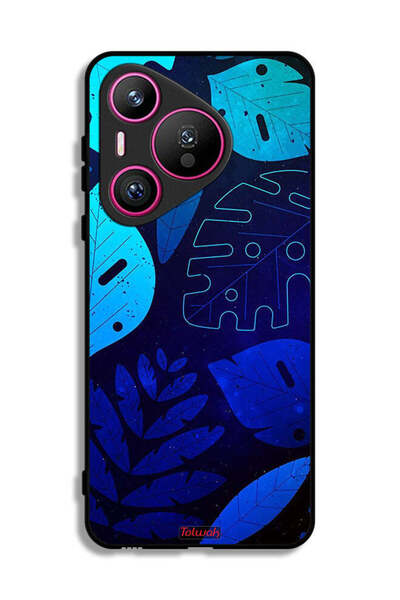 Tolwak غطاء حماية لهاتف هواوي بيورا 70 بنقشة أوراق الشجر