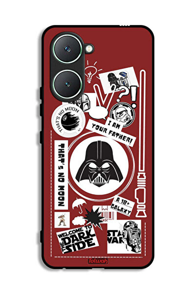 Tolwak غطاء حماية لهاتف Vivo Y03 4G ملصق "مرحبًا بكم في الجانب المظلم"