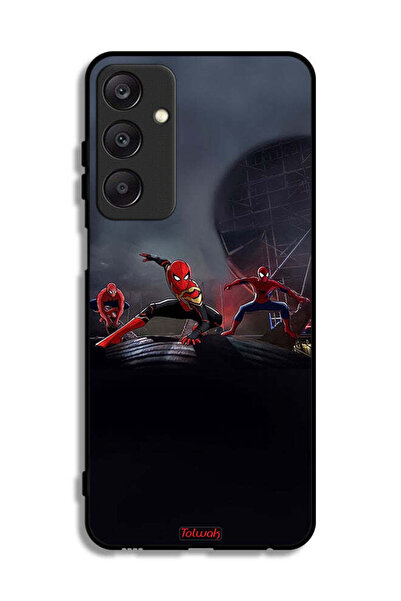 Tolwak Samsung Galaxy A25 5G Protective Case Cover Three Spiders