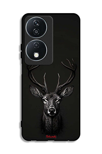 Tolwak غطاء حماية لهاتف Honor X7b 5G بتصميم غزال رقمي