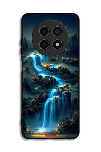 Tolwak غطاء حماية لهاتف Realme 12 5G بتصميم شلال فني