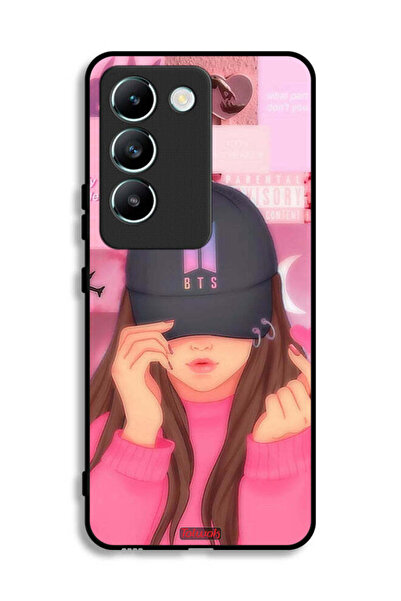 Tolwak غطاء حماية لهاتف Vivo V30 Lite 4G بطبعة فتاة