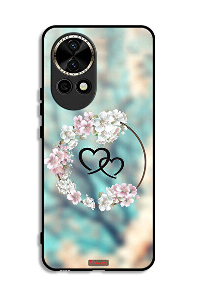 Tolwak غطاء حماية لهاتف هواوي نوفا 12 5G برسومات قلوب ورسومات حلقات فنية