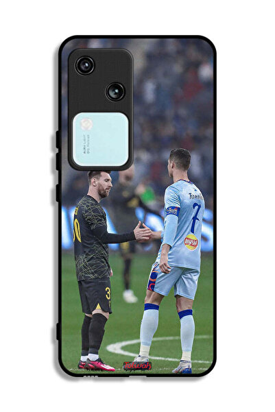 Tolwak غطاء حماية لهاتف Vivo V30 5G ميسي ورونالدو