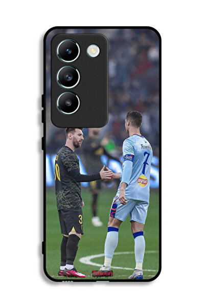 Tolwak غطاء حماية لهاتف Vivo V30 Lite 4G بتصميم ميسي ورونالدو