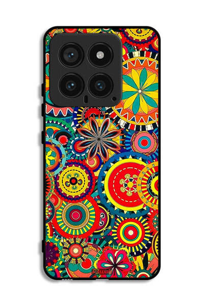 Tolwak غطاء حماية لهاتف شاومي 14 بنمط ماندالا ملون