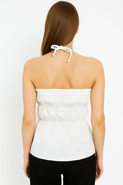 Olea Women's Strapless Halterneck Bluz