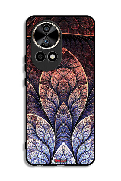 Tolwak غطاء حماية لهاتف هواوي نوفا 12 ألترا 5G بتصميم زهور فركتال تجريدية