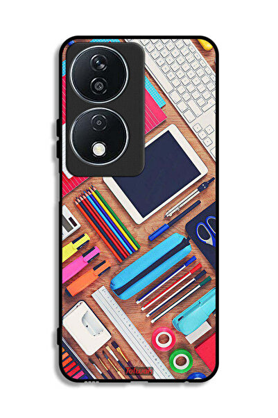 Tolwak غطاء حماية لهاتف Honor X7b 5G بتصميم فتاة هوبي ديسك