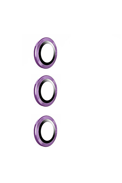 İLKATEK Galaxy S23 Fe Compatible Iktk Camera Protective Glass Film-Purple