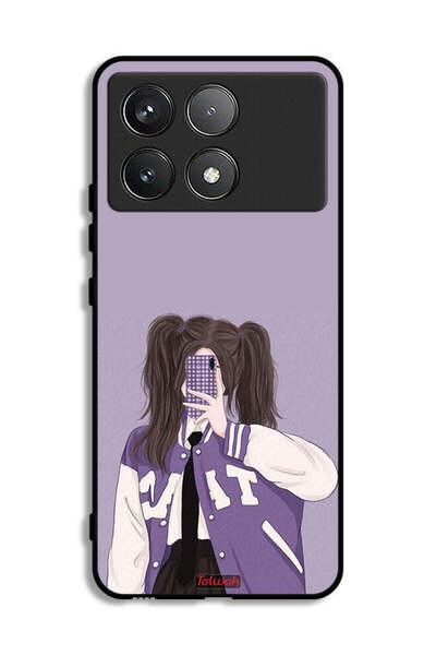 Tolwak غطاء حماية لهاتف Xiaomi Redmi K70 Pro لالتقاط صور سيلفي