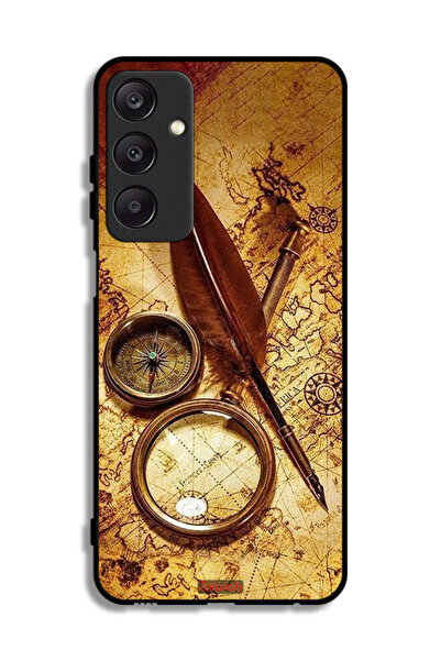 Tolwak غطاء حماية لهاتف سامسونج جالاكسي A25 5G بتصميم بوصلة عتيقة