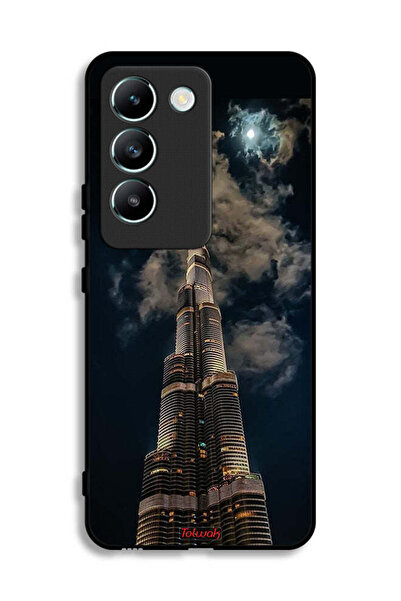 Tolwak Vivo Y100 4G Protective Case Cover Burj Khalifa In Night