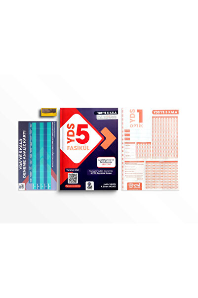 Owl Publishing YDS’ye 5 Kala – Çözümlü 5 Deneme Fasikül Seti (Optik Form + De...