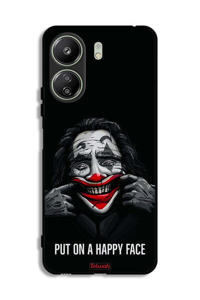 Tolwak غطاء حماية لهاتف Xiaomi Redmi 13C بوجه سعيد