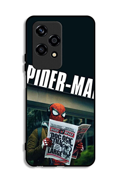 Tolwak غطاء حماية لهاتف Honor 200 Lite 5G بتصميم سبايدرمان وقراءة جريدة