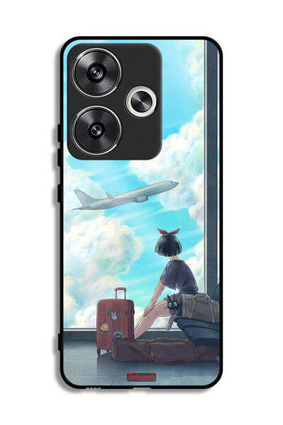 Tolwak غطاء حماية لهاتف Xiaomi Redmi Turbo 3 5G بتصميم فن السفر
