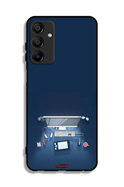 Tolwak غطاء حماية لجهاز سامسونج جالكسي A15 - فن مكتب الكمبيوتر
