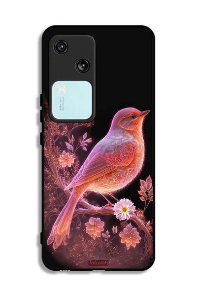 Tolwak غطاء حماية لهاتف Vivo V30 5G برسومات طيور لطيفة