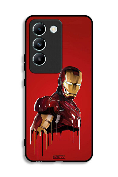 Tolwak غطاء حماية لهاتف Vivo V30 Lite 4G برسومات الرجل الحديدي