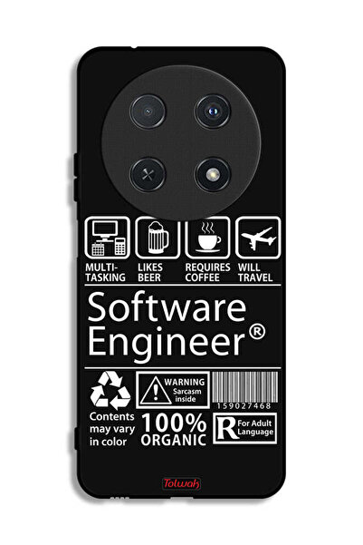 Tolwak غطاء حماية لهاتف هواوي نوفا 12i، ملصق مهندس برمجيات