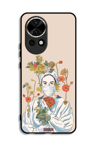 Tolwak غطاء حماية لهاتف هواوي نوفا 12 5G برسومات ممرضة