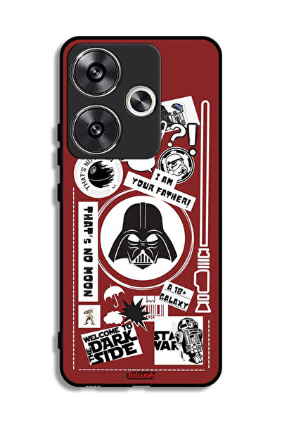 Tolwak Xiaomi Poco F6 5G Protective Case Cover Welcome To The Dark Side Sticker