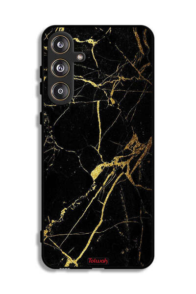 Tolwak غطاء حماية لهاتف سامسونج جالاكسي F55 5G - رخامي متصدع