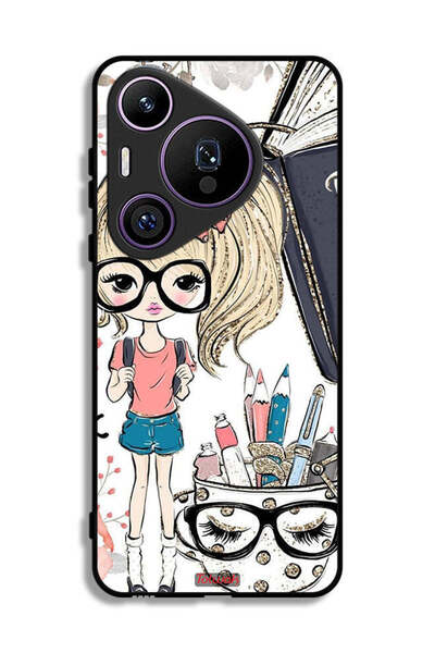 Tolwak غطاء حماية هواوي بيورا 70 برو بتصميم فتاة وحيد القرن