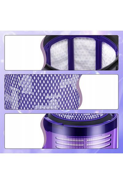 NewEvo Filtru aspirator Dyson ®, 2 bucăți, compatibil cu aspiratorul Dyson V11 V15 SV14