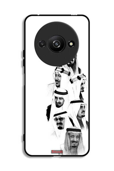 Tolwak Xiaomi Redmi A3 4G Protective Case Cover Saudi Kings Art B_W